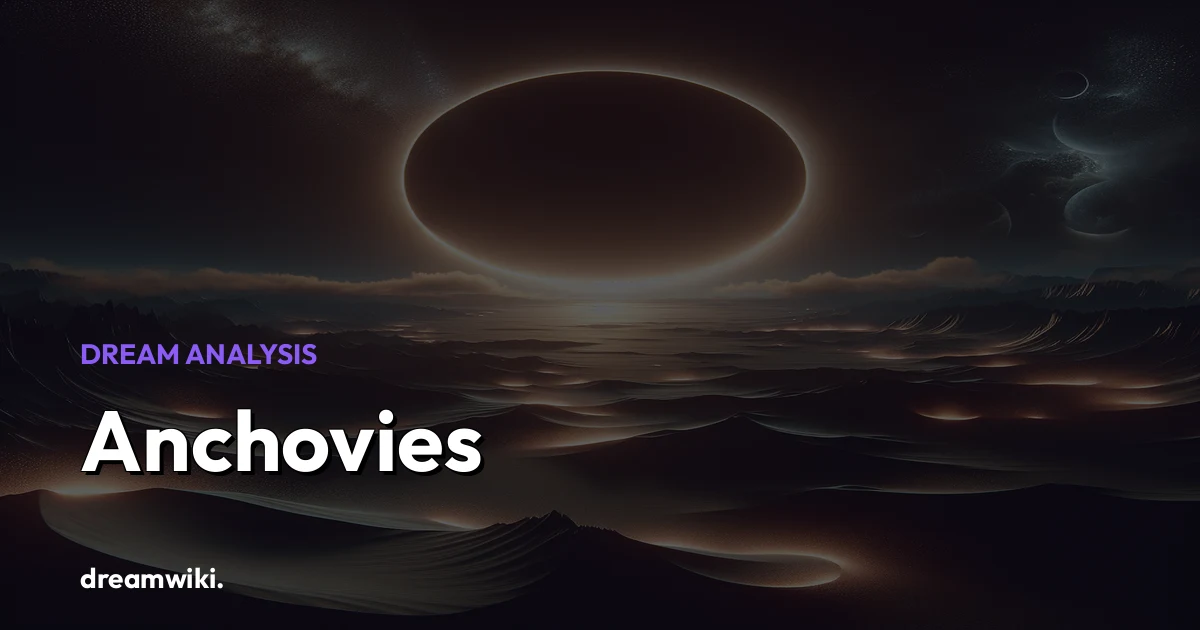 O que significa sonhar com anchova