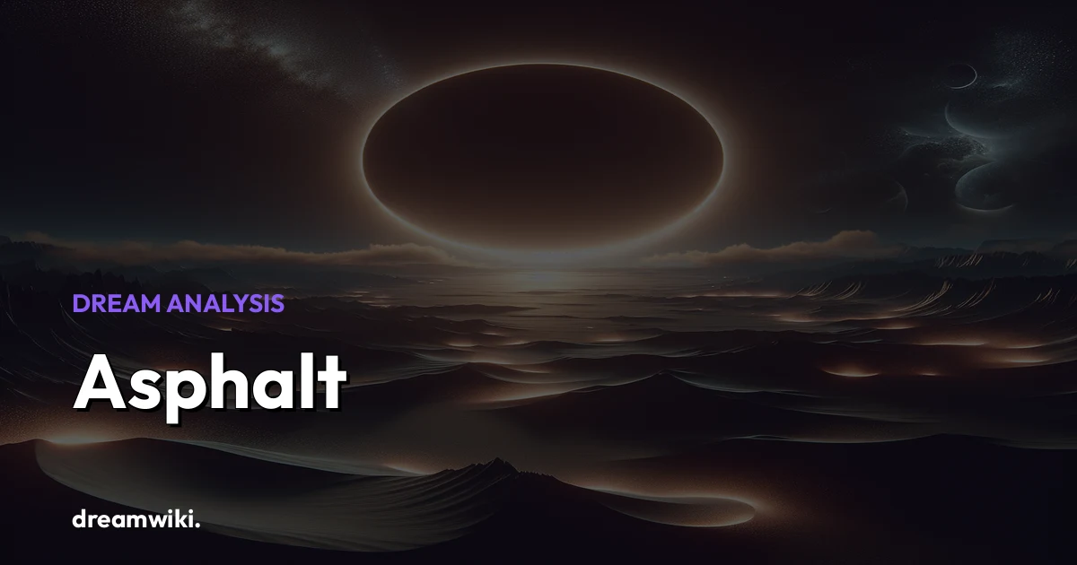 O que significa sonhar com asfalto