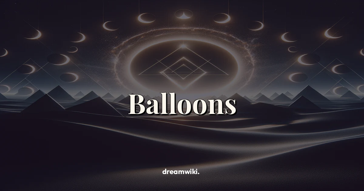 Rüyada Balonlar Görmek Ne Anlama Gelir?