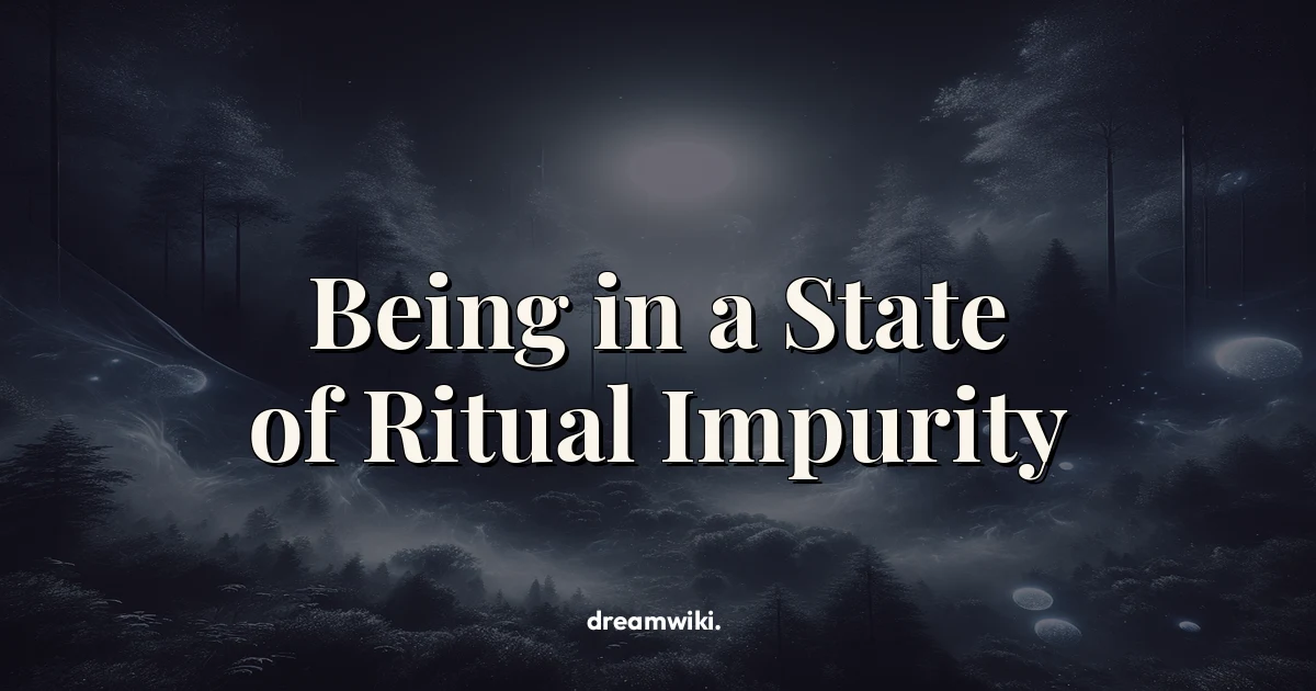 O que significa sonhar com Impuro