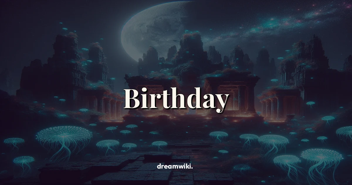 Significado de soñar con Cumpleaños