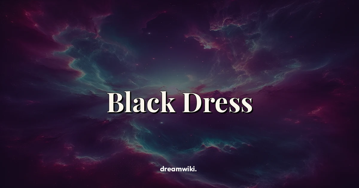 O que significa sonhar com vestido preto