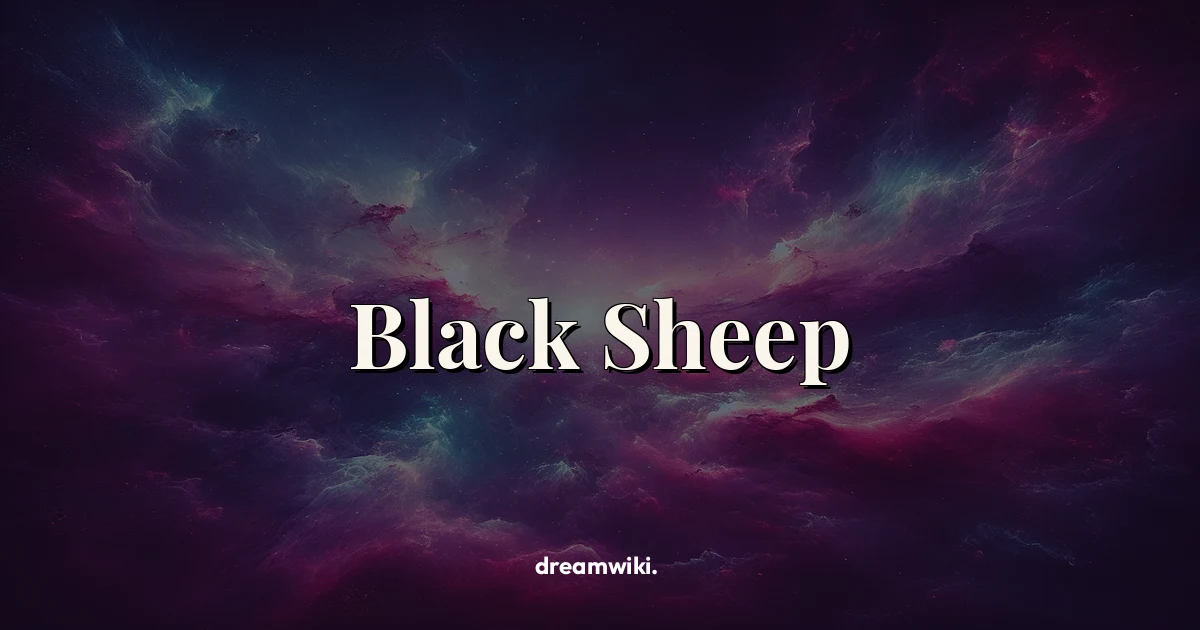 O que significa sonhar com ovelha preta