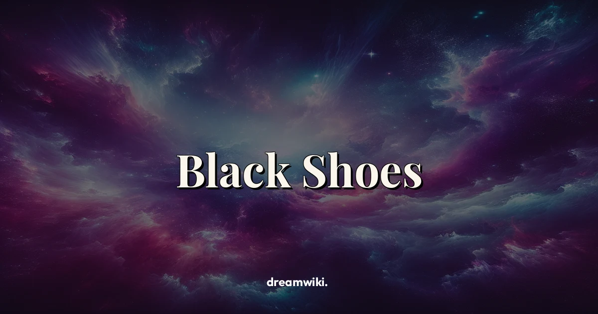 Black Shoes Dream Meaning & Symbolism