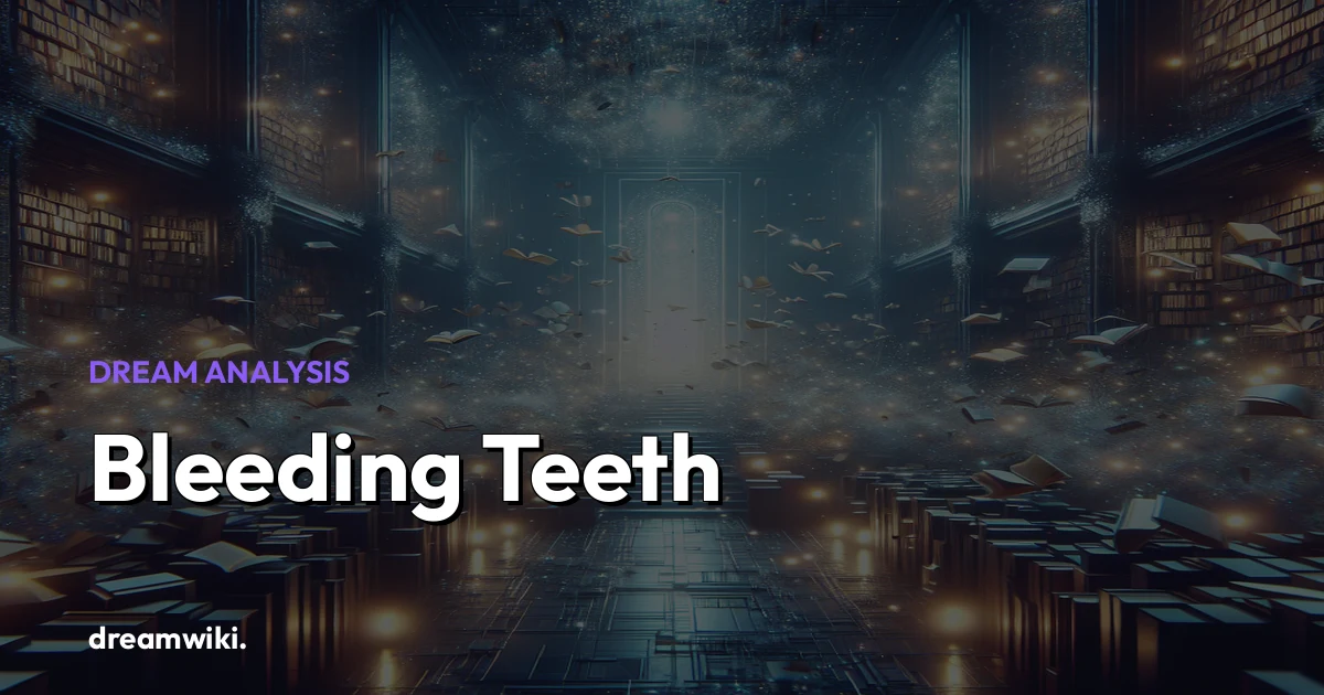 Bleeding Teeth Dream Meaning & Symbolism