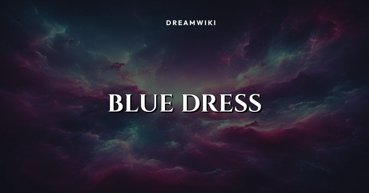 O que significa sonhar com vestido azul