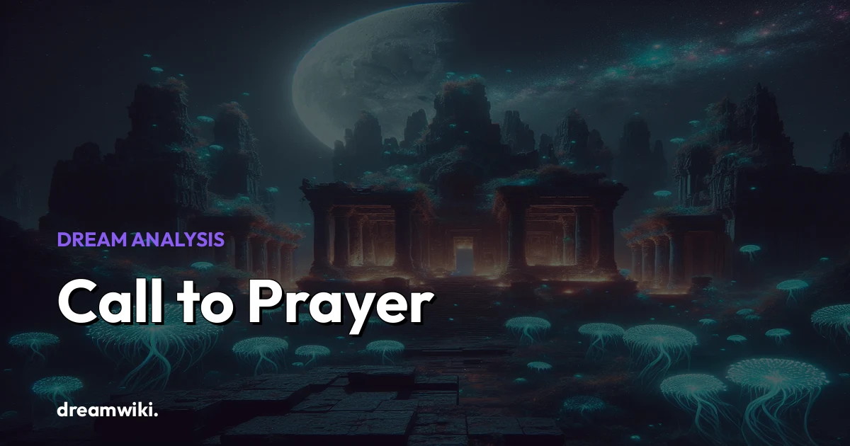 Significado de soñar con sonido del Adhan