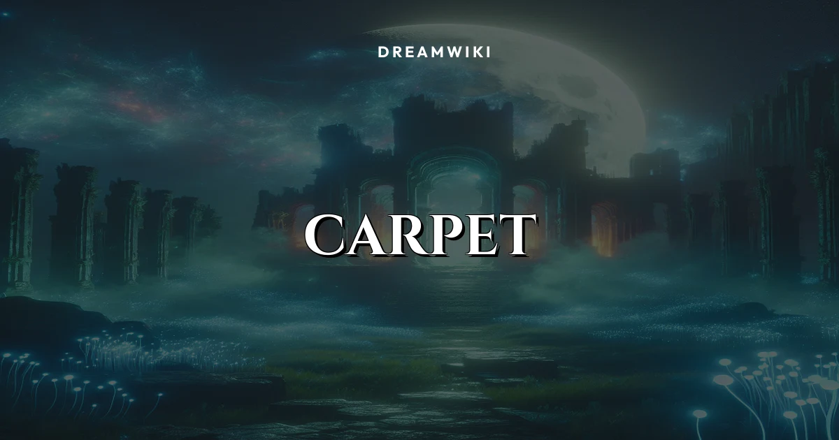 Significado de soñar con alfombra