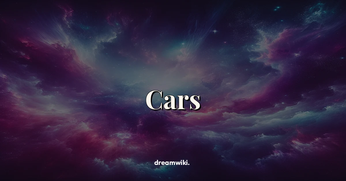 Cars Dream Meaning & Symbolism