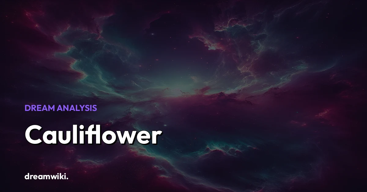 O que significa sonhar com couve-flor