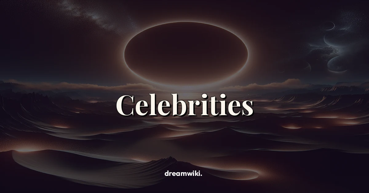 O que significa sonhar com celebridades