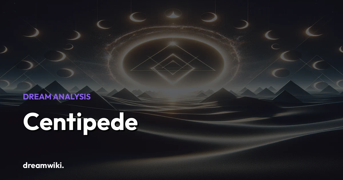 Significado de soñar con ciempiés