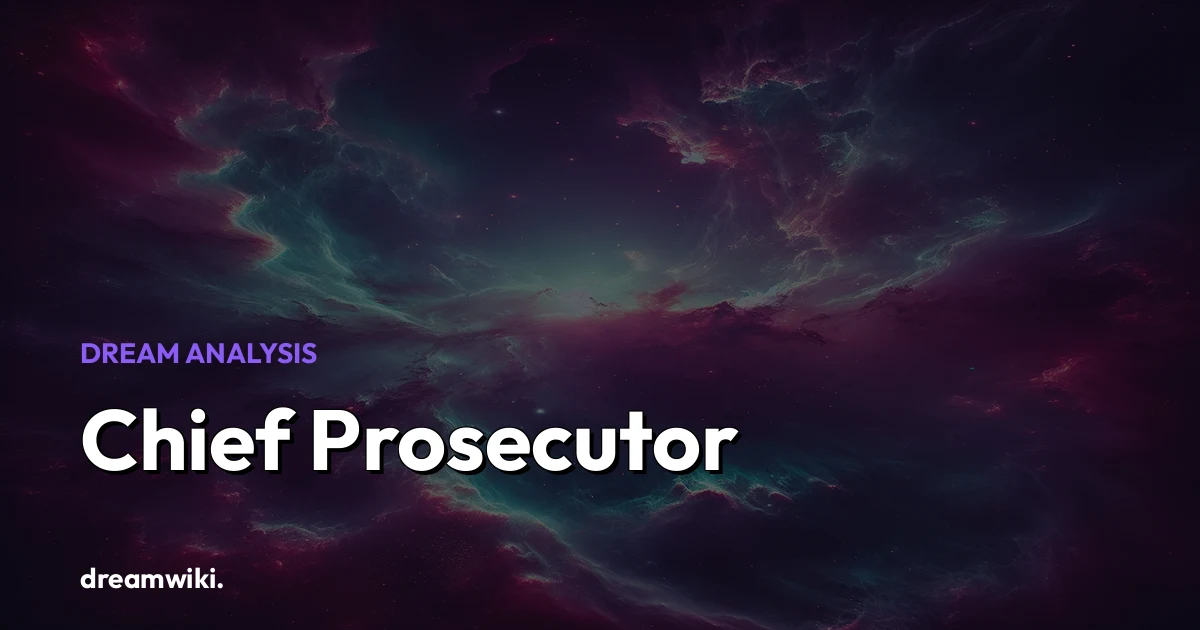 Significado de soñar con Fiscal General