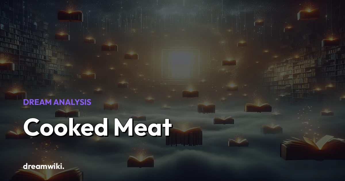 Cooked Meat Dream Meaning & Symbolism