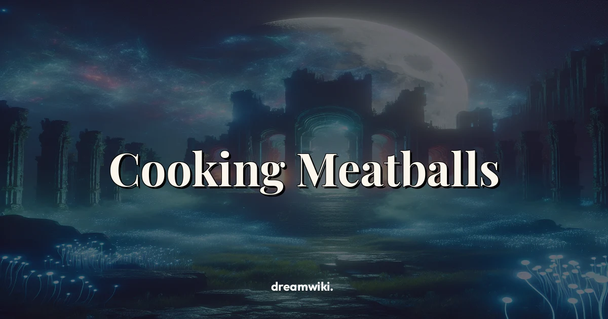 O que significa sonhar com cozinhar almôndegas