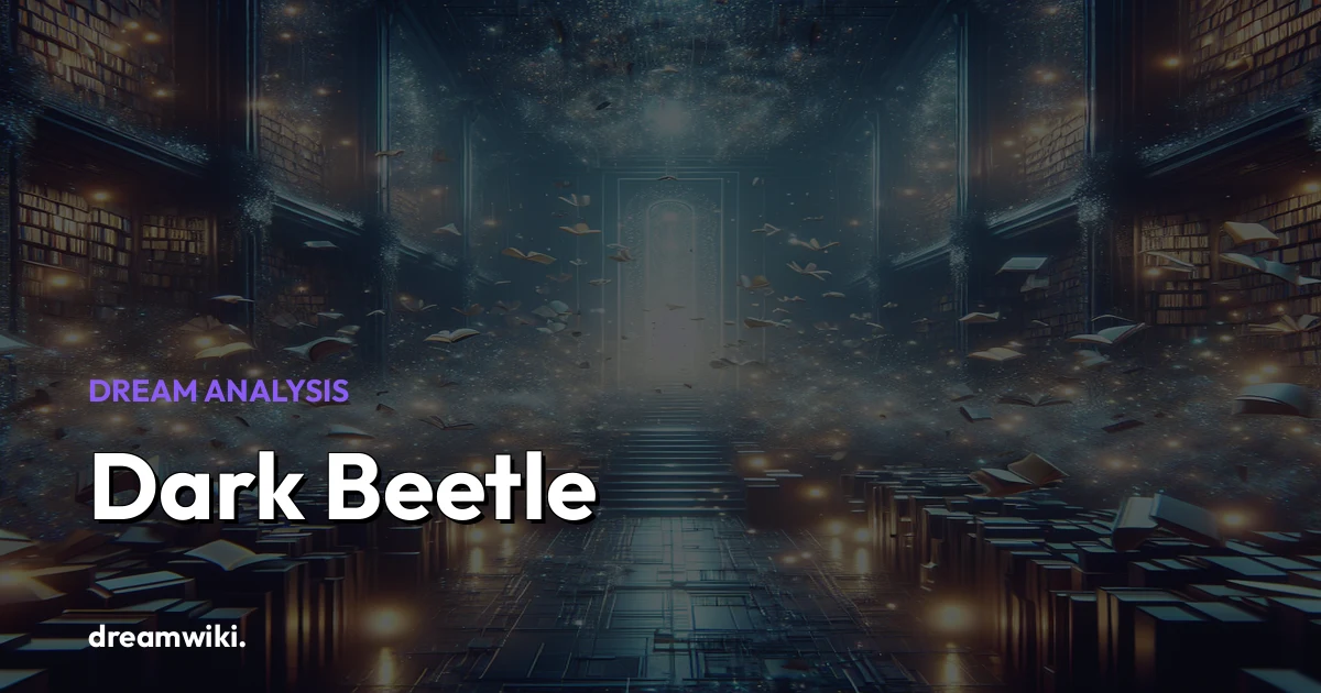 Dark Beetle Dream Meaning & Symbolism