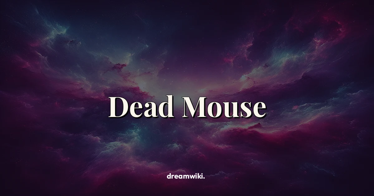 Dead Mouse Dream Meaning & Symbolism