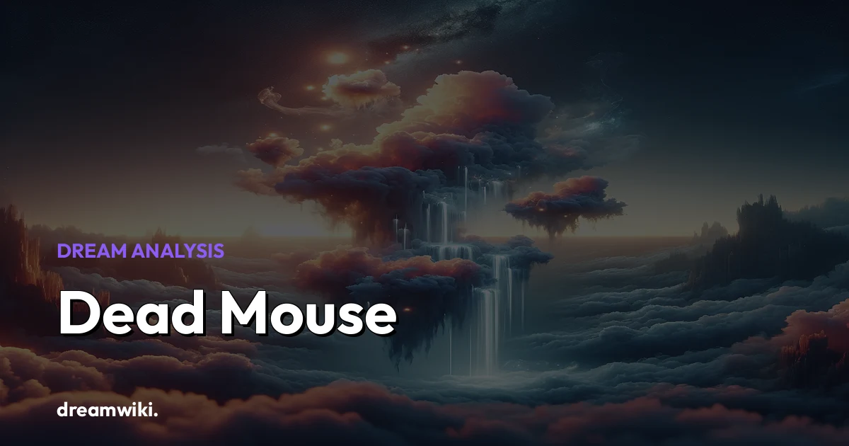 Dead Mouse Dream Meaning & Symbolism