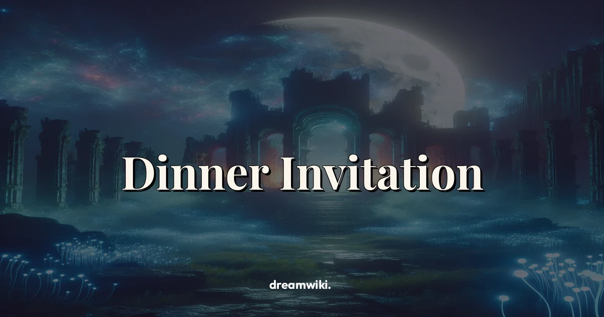 Dinner Invitation Dream Meaning & Symbolism