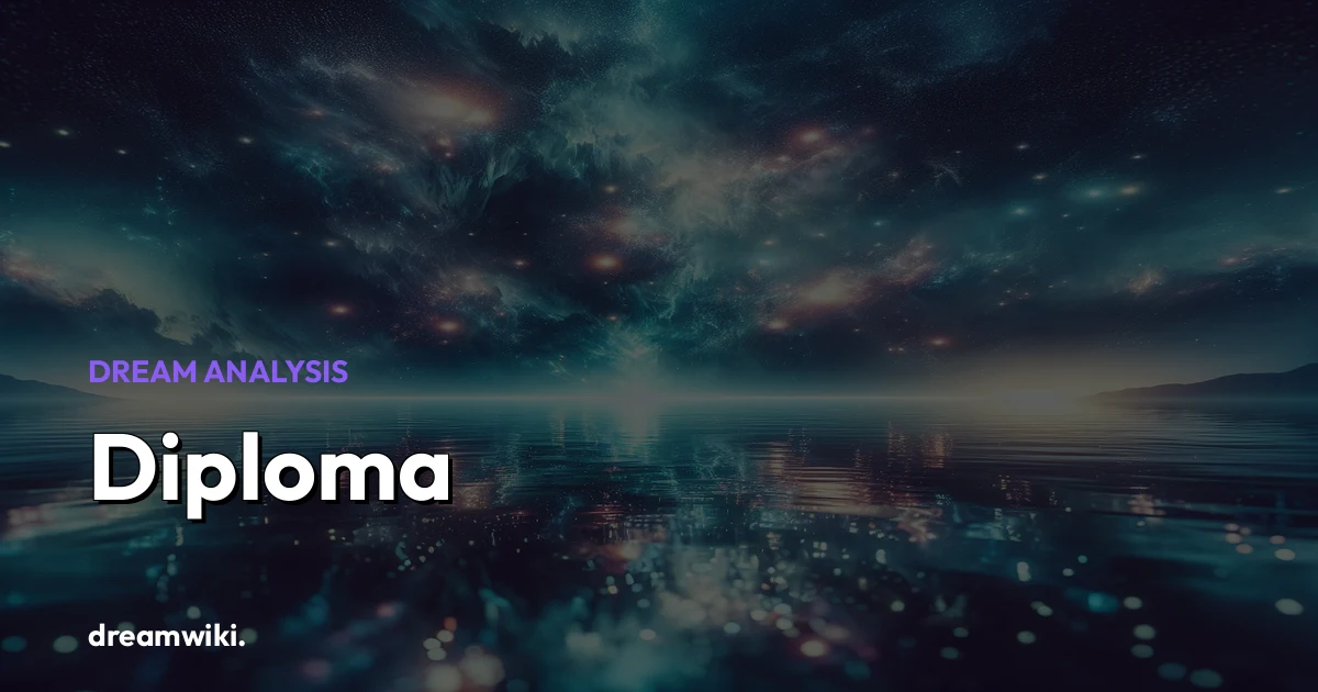 Diploma Dream Meaning & Symbolism
