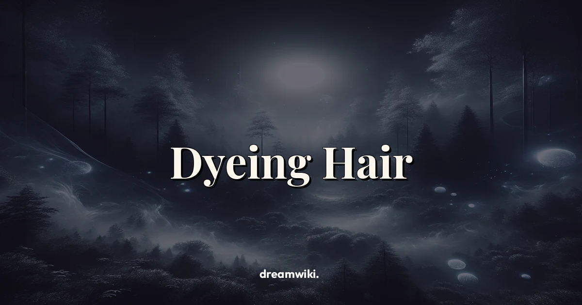 O que significa sonhar com tingir o cabelo