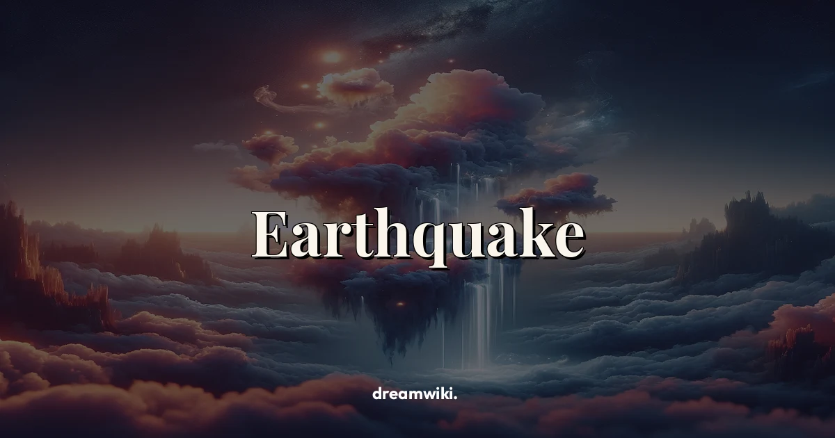 O que significa sonhar com terremoto