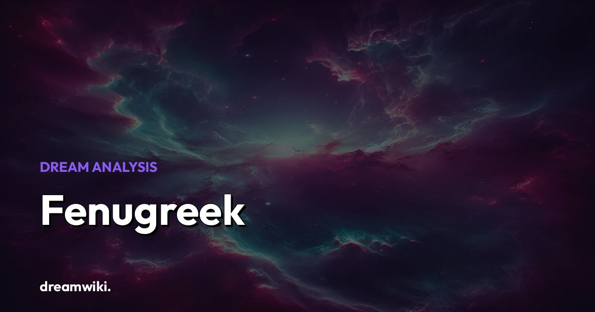 O que significa sonhar com feno-grego