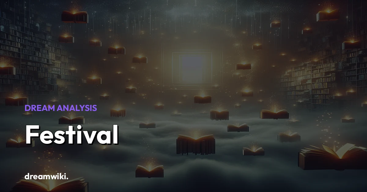 O que significa sonhar com Festival