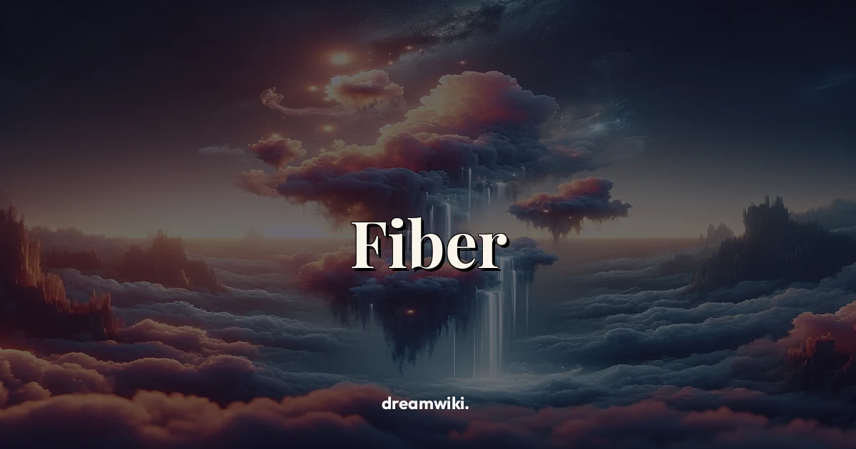 O que significa sonhar com fibra