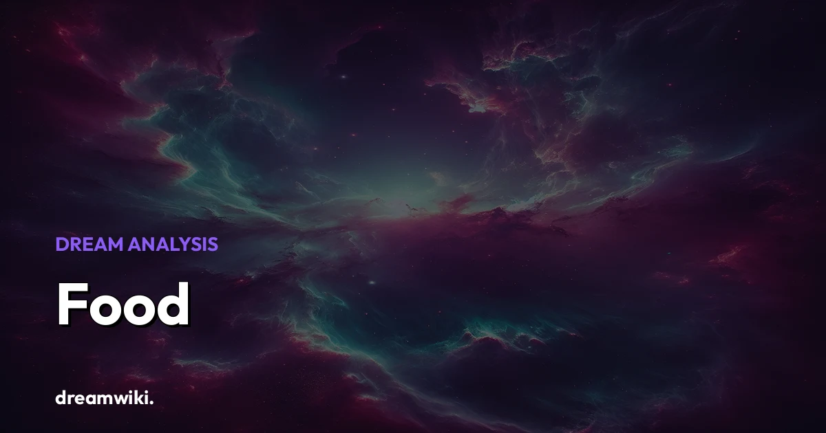 Significado de soñar con alimento