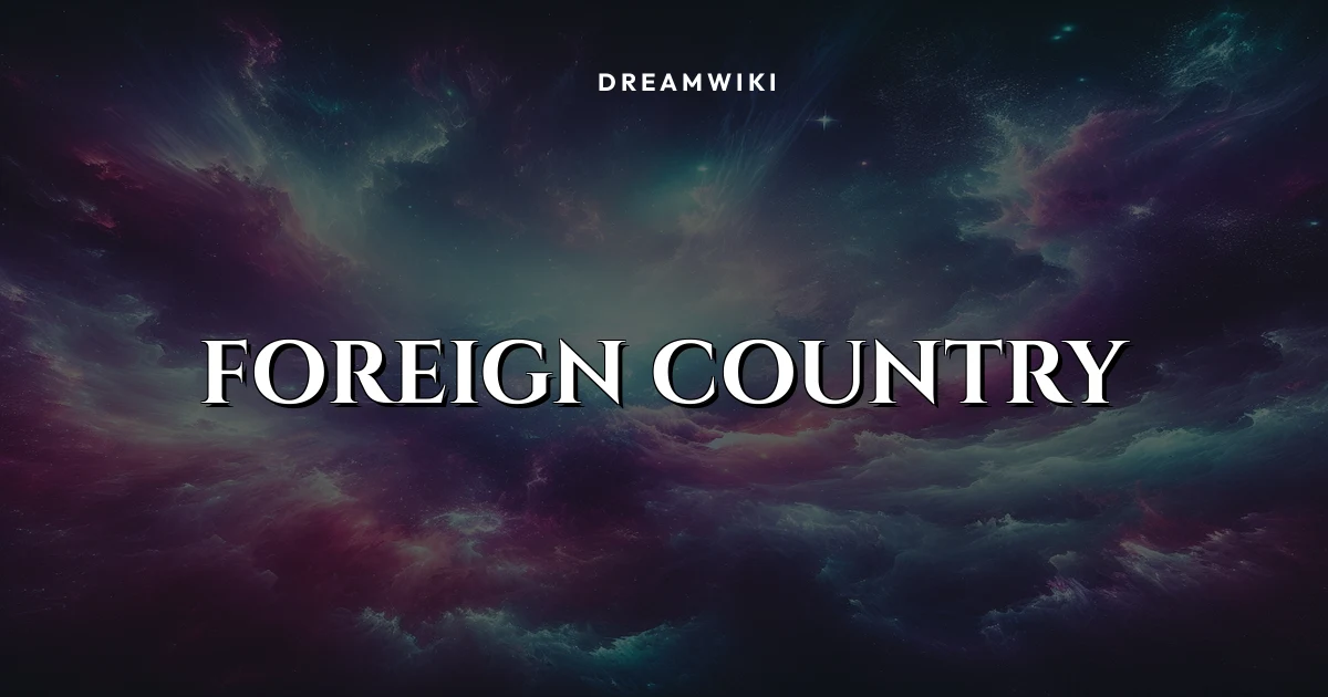 Significado de soñar con extranjero