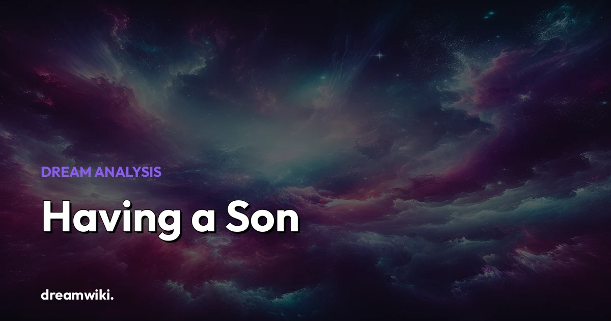 Significado de soñar con Hijo