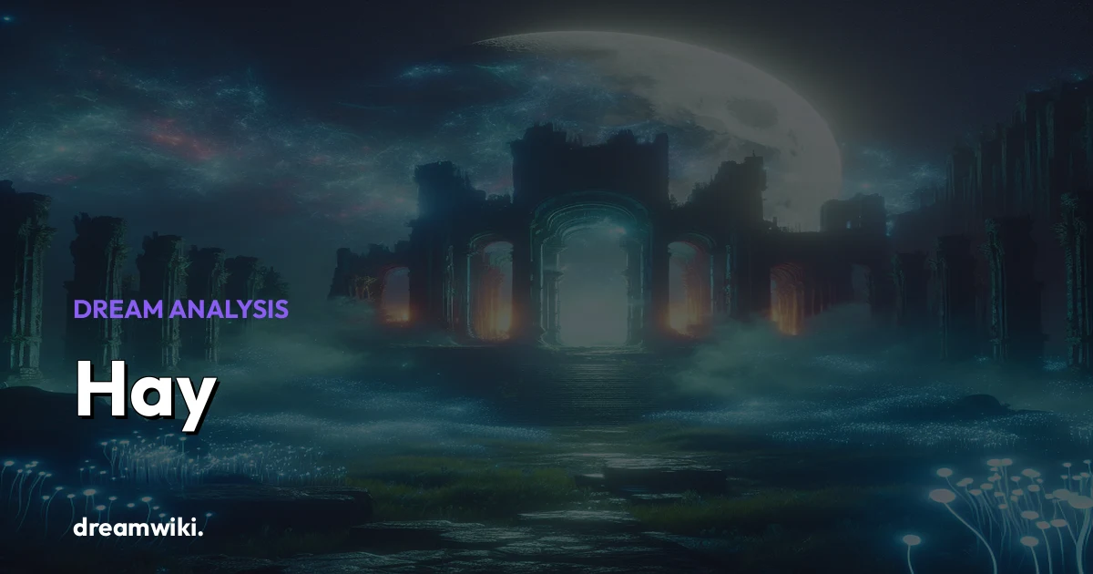 O que significa sonhar com feno