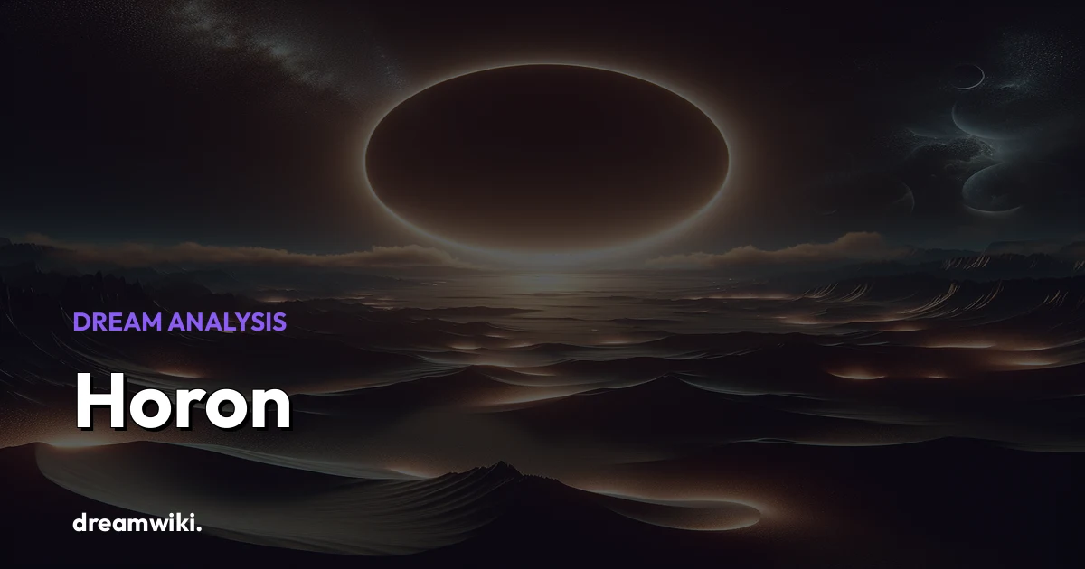 Significado de soñar con Baile Horon