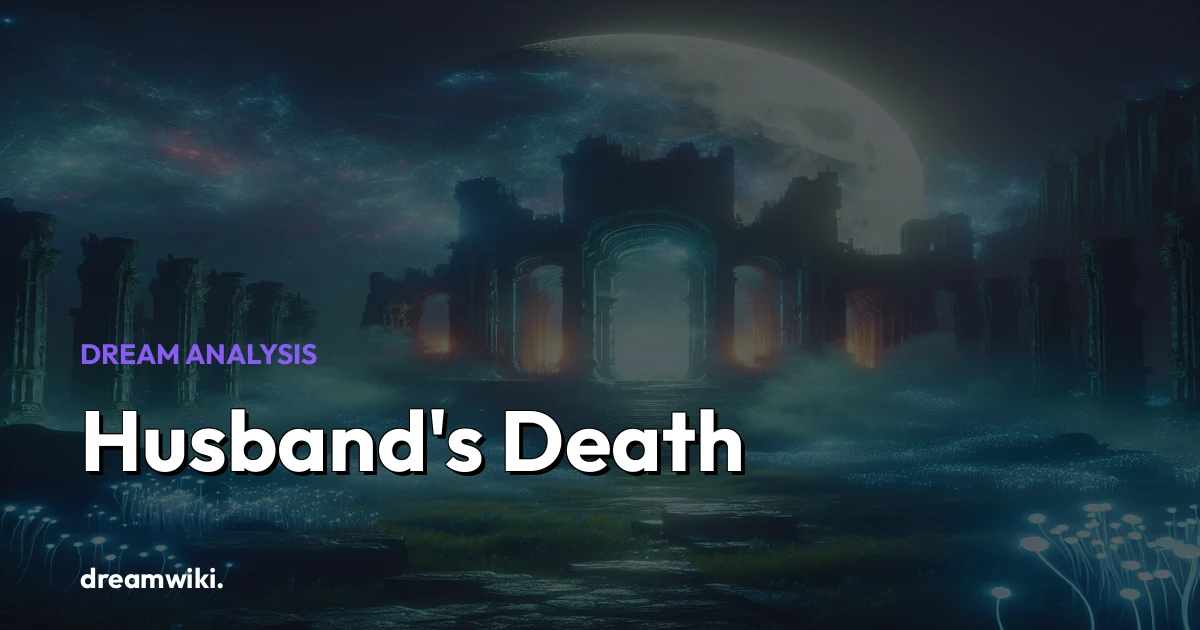 O que significa sonhar com morte do marido
