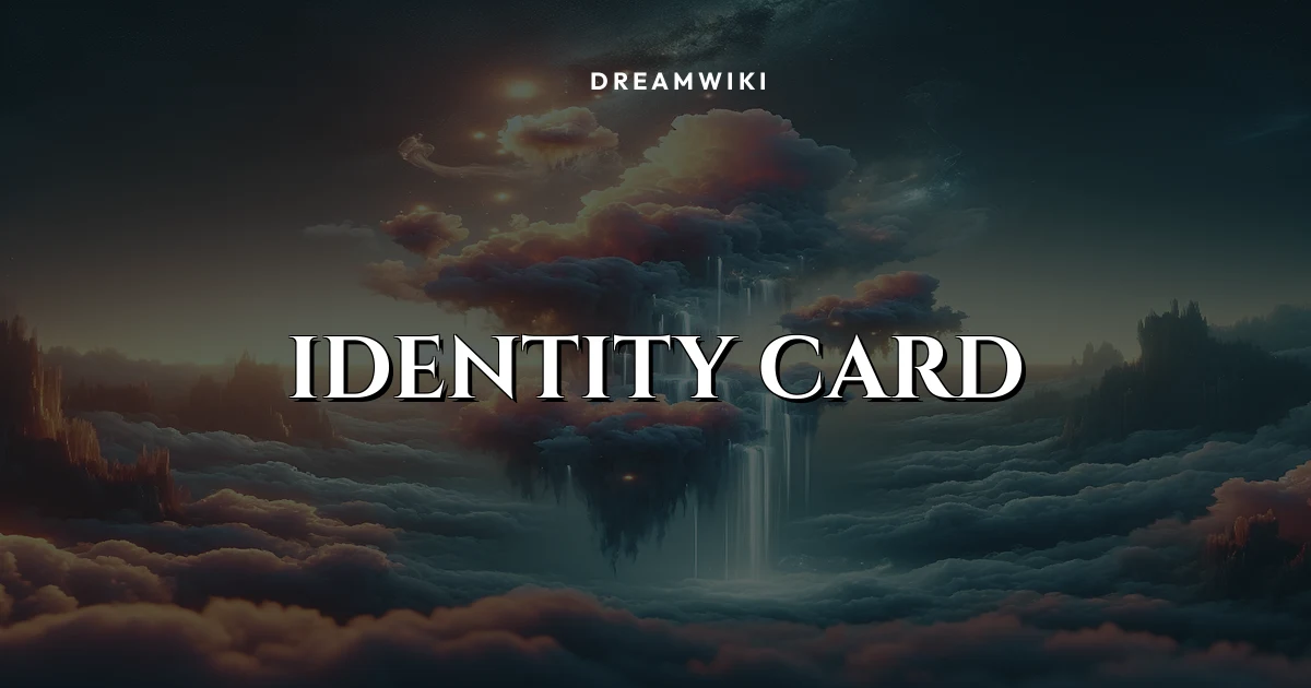 Identity Card Dream Meaning & Symbolism