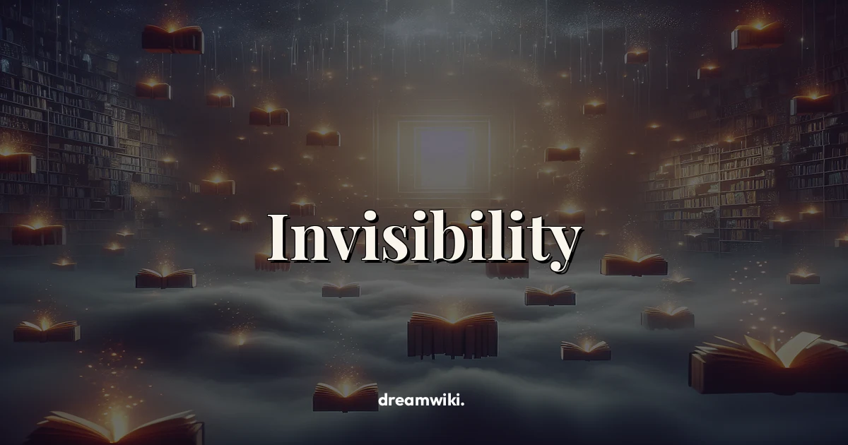 Significado de soñar con invisibilidad