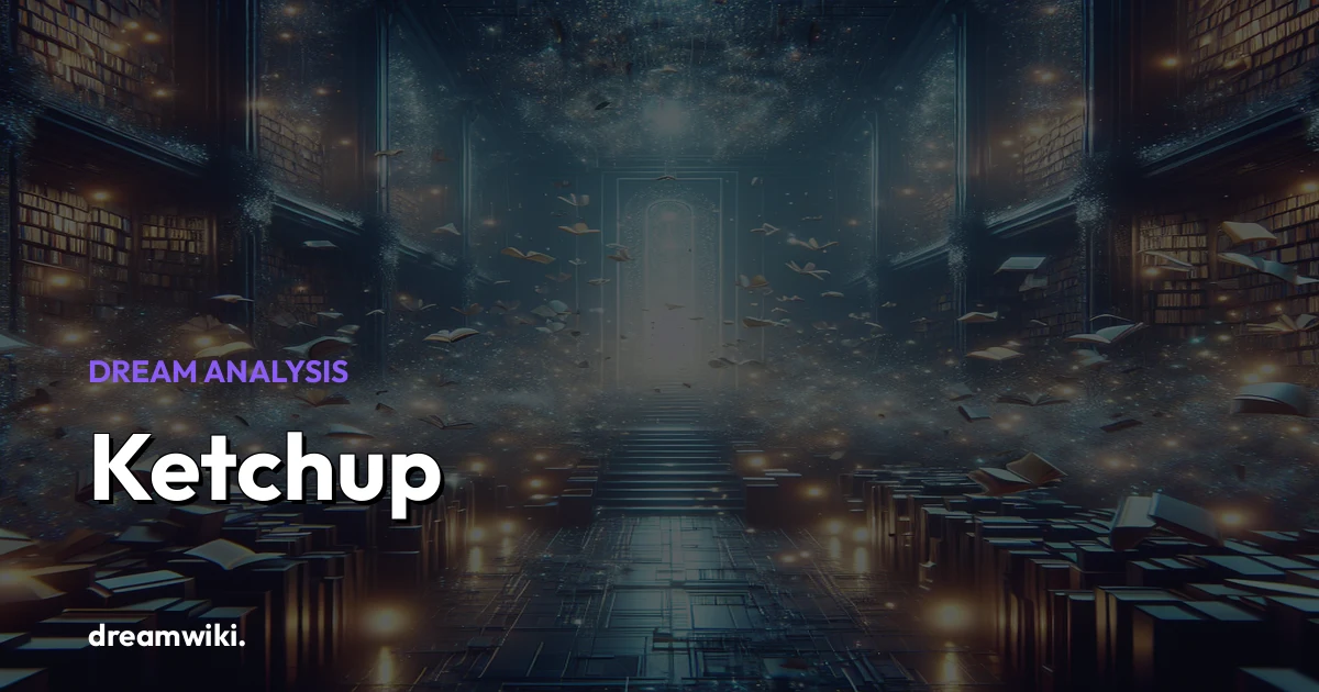 Rüyada Ketçap Görmek Ne Anlama Gelir?
