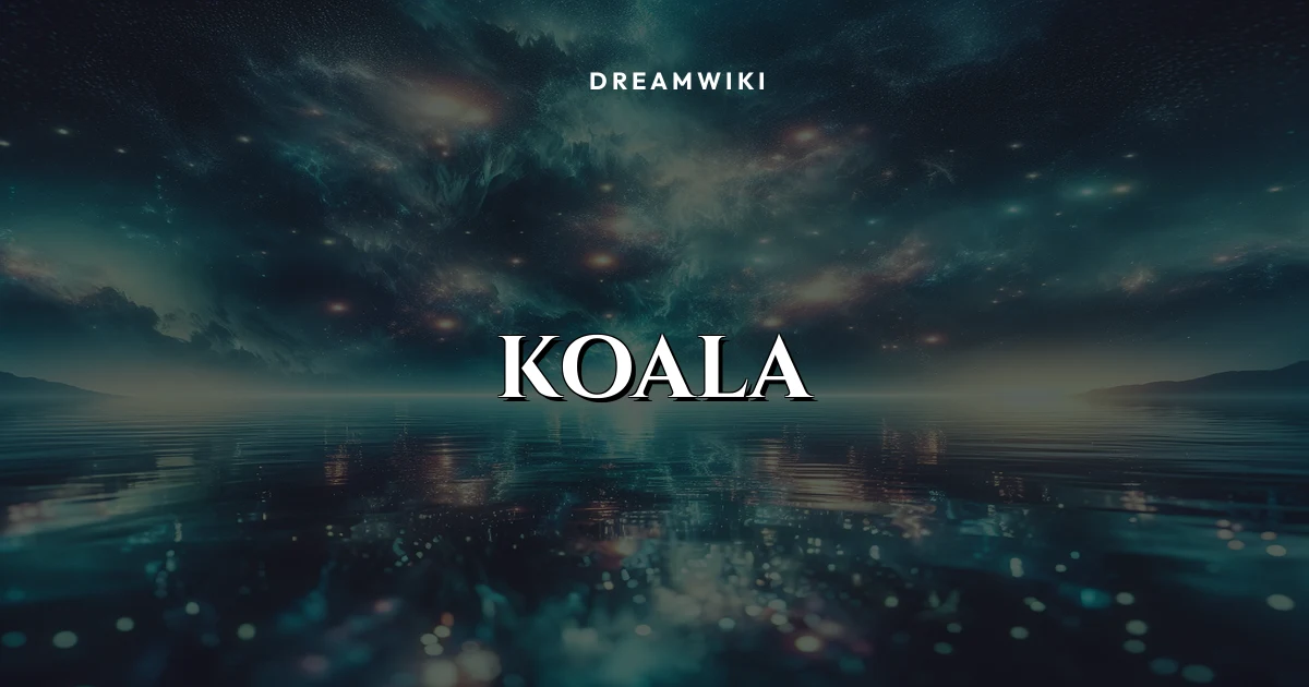 Koala Dream Meaning & Symbolism
