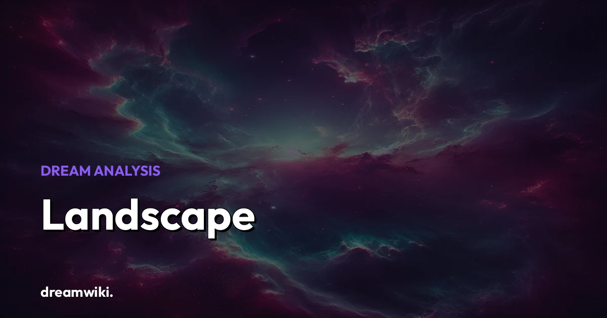 Landscape Dream Meaning & Symbolism