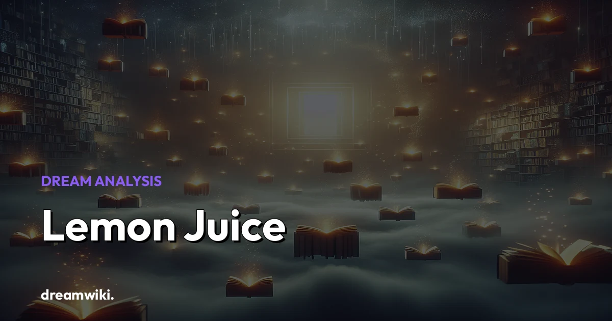 O que significa sonhar com Suco de Limão