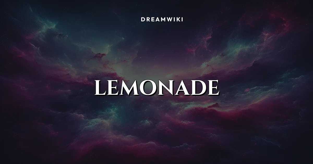 O que significa sonhar com limonada