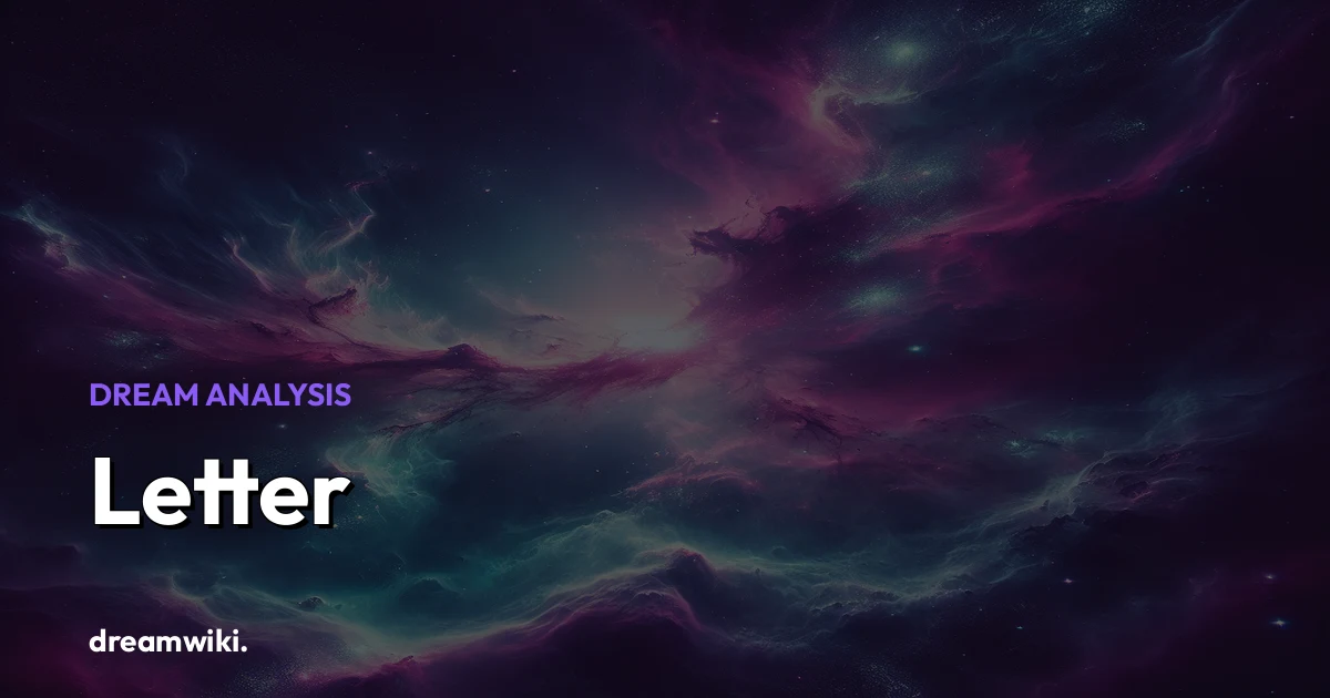 O que significa sonhar com Carta