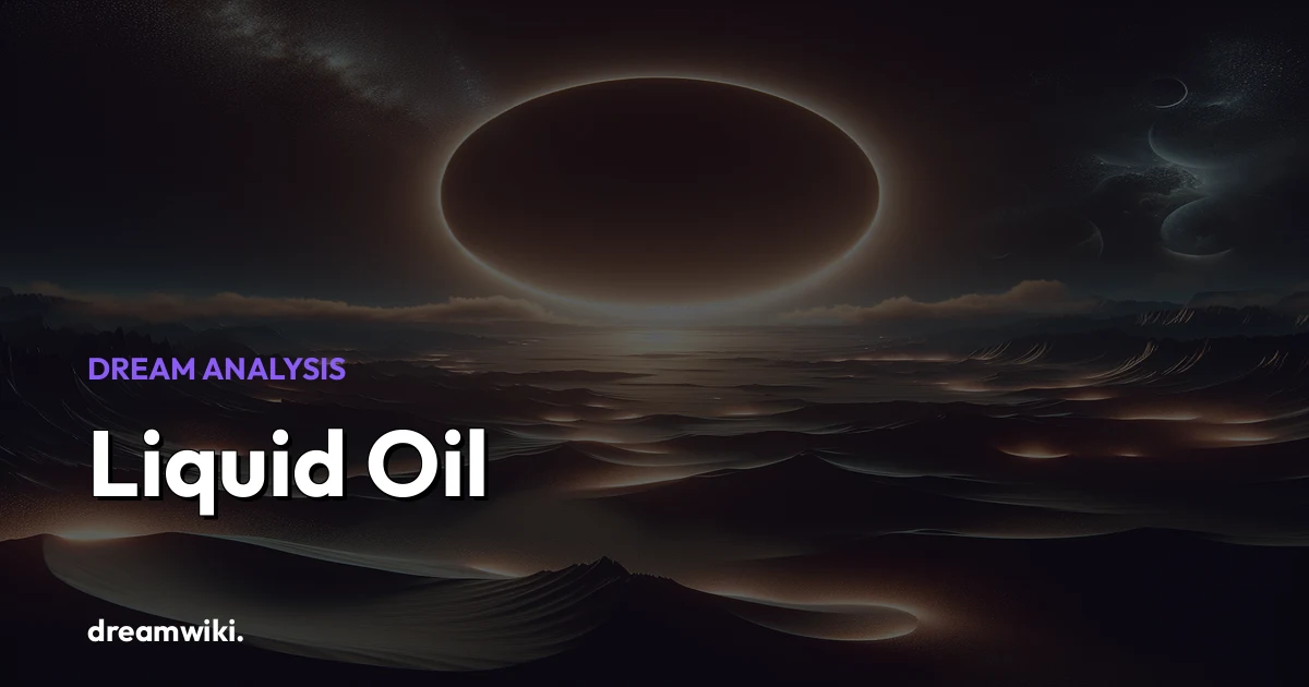 Liquid Oil Dream Meaning & Symbolism