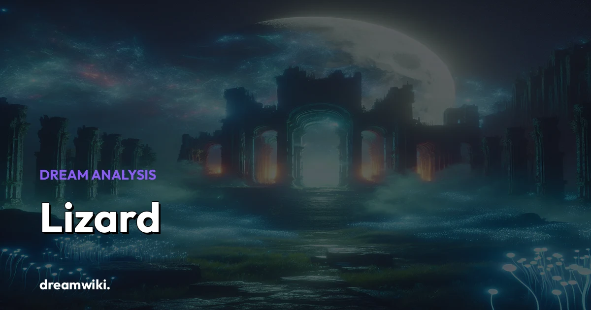 Significado de soñar con lagartija