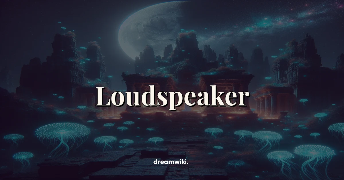 Significado de soñar con altavoz