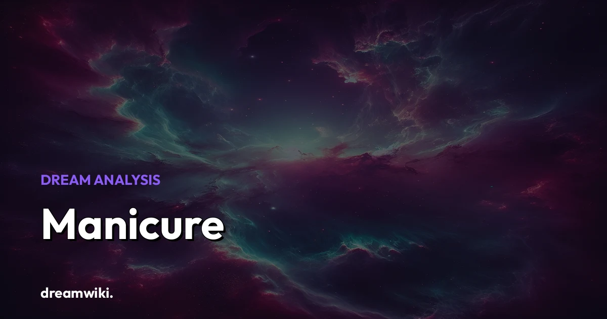 O que significa sonhar com manicure