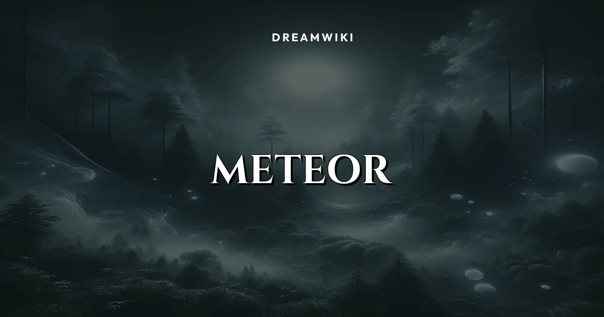 Rüyada Meteor Görmek Ne Anlama Gelir?