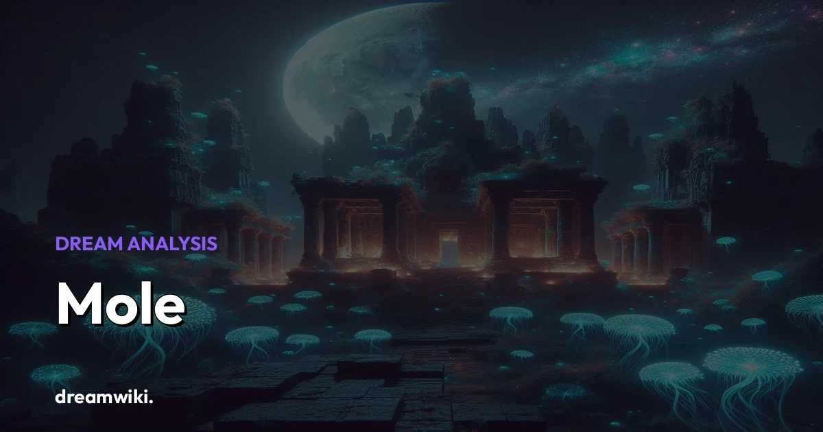 Significado de soñar con topo