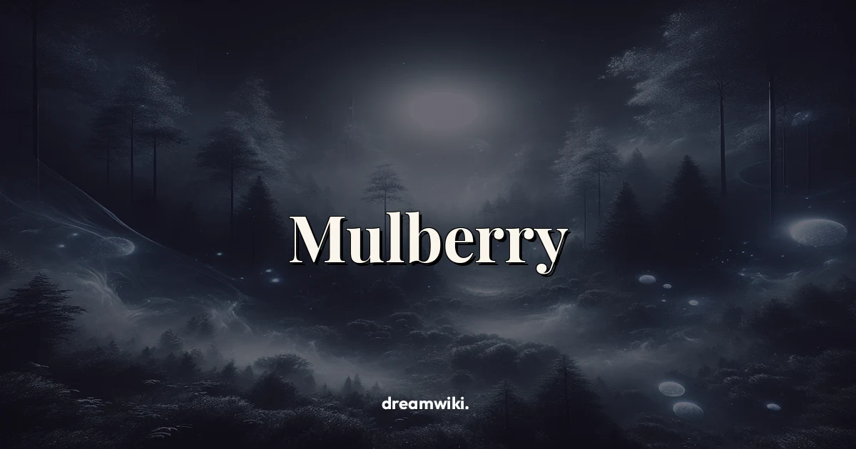 К чему снится тутовник: толкование по соннику
